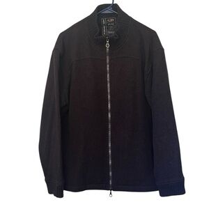 Icebreaker Outer Merino Wool Felted Jacket Coat Grey/Burgundy Men’s Large READ
